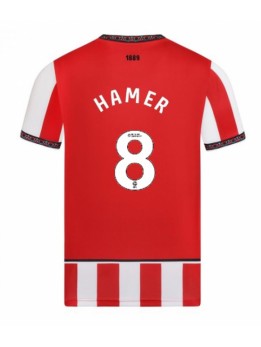 Sheffield United Gustavo Hamer #8 Replika Hemmakläder 2025-26 Kortärmad